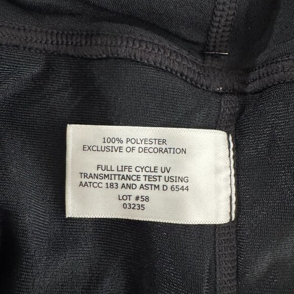 Coolibar Shorebreak Skirted Swim Capris Pants 2XL Black White Stripe NWT PT-2588 - Picture 11 of 12